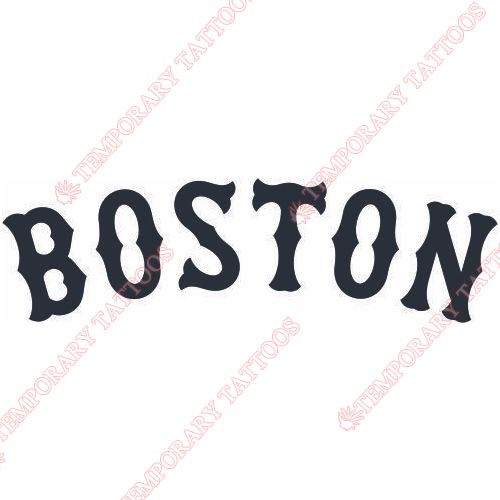 black red sox tattoo