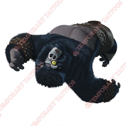 Kung Fu Panda Customize Temporary Tattoos Stickers NO.3352