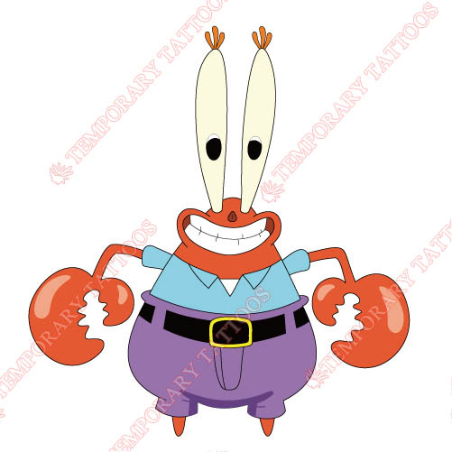 SpongeBob SquarePants Customize Temporary Tattoos Stickers NO.858