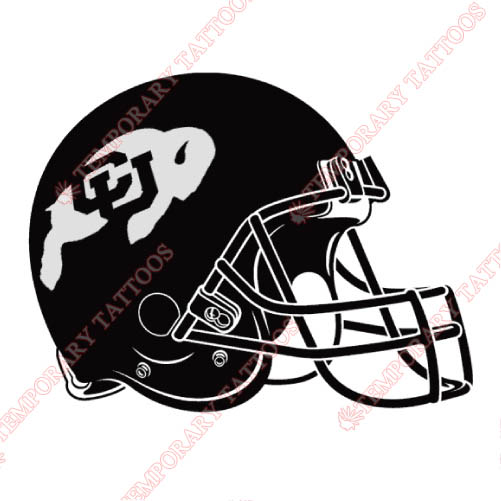 Colorado Buffaloes Customize Temporary Tattoos Stickers NO.4169