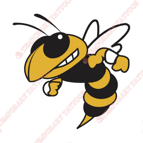 Georgia Tech Yellow Jackets Customize Temporary Tattoos Stickers NO.4502
