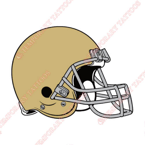 Notre Dame Fighting Irish Customize Temporary Tattoos Stickers NO.5730