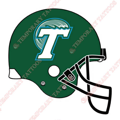 Tulane Green Wave Customize Temporary Tattoos Stickers NO.6613