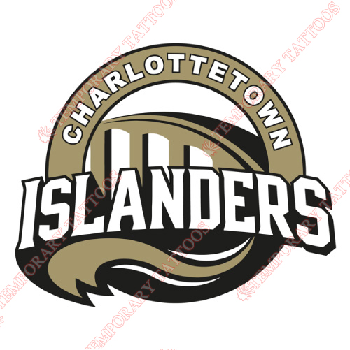 Charlottetown Islanders Customize Temporary Tattoos Stickers NO.7413