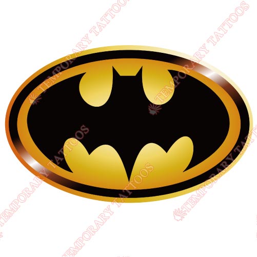 Batman Customize Temporary Tattoos Stickers  [TemporaryTattoos03712] -  $ : Customize Temporary Tattoos,Kids fake tattoo